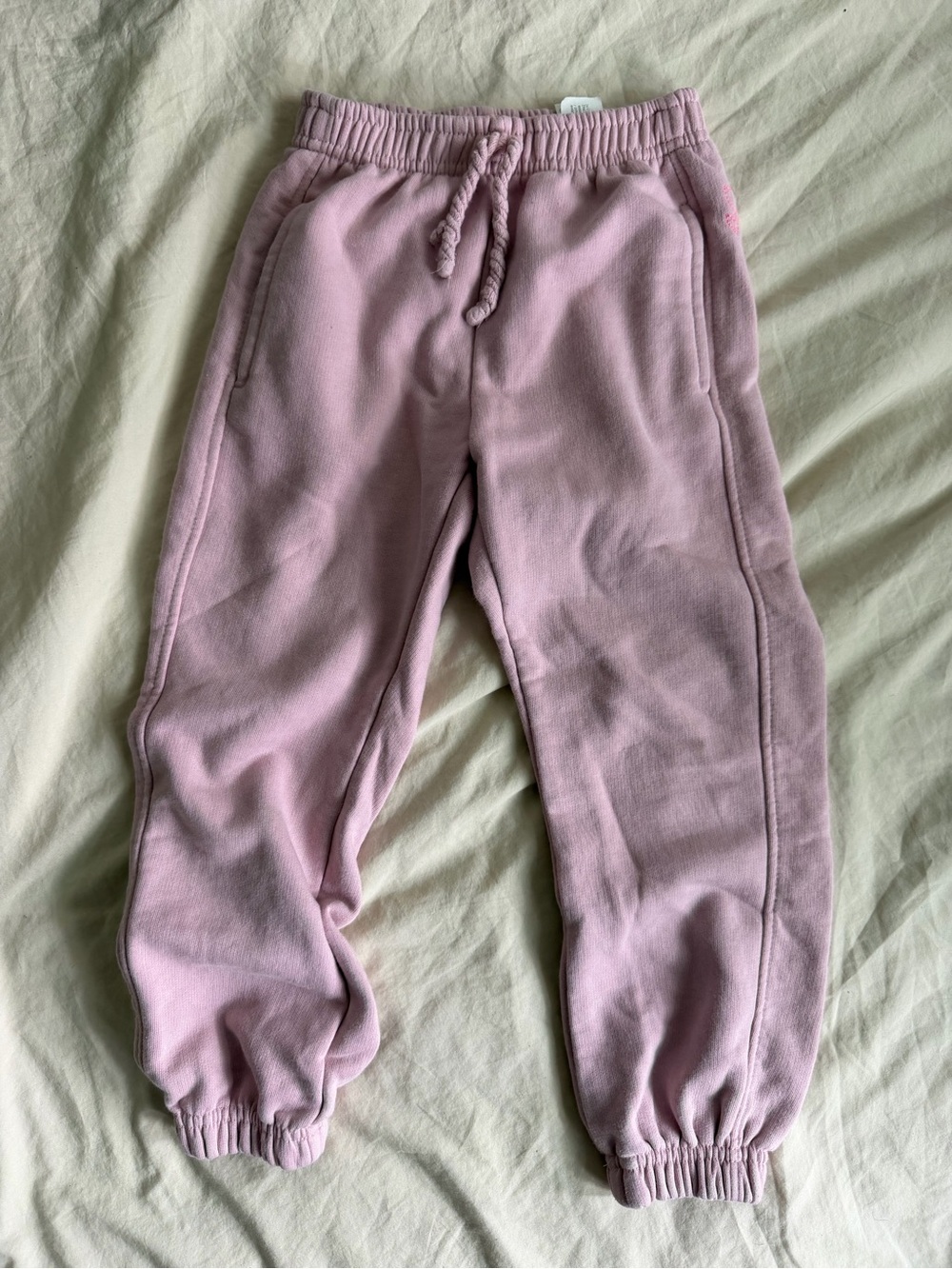Zara Pink Fleece Joggers for Kids